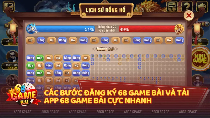 Các bước đăng ký 68 game bài và tải app 68 game bài cực nhanh để bắt đầu tham gia đối chiến ngay trên điện thoại